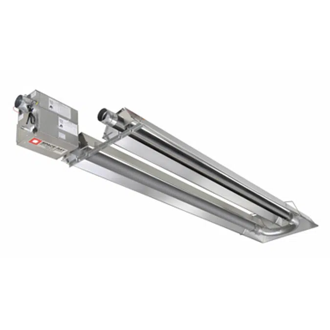 Push Through Positive Pressure Infrared Tube Heater - PTU Series