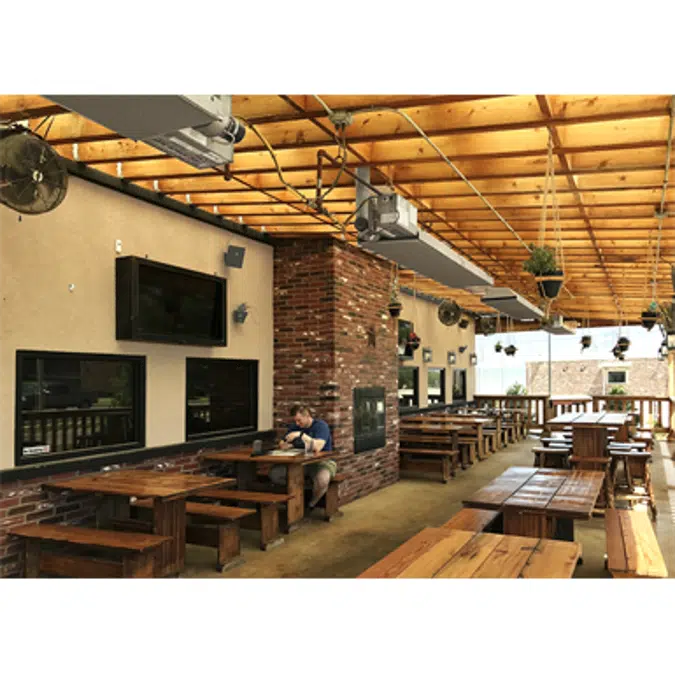 Restaurant and Garage Infrared Heater - CB Series®