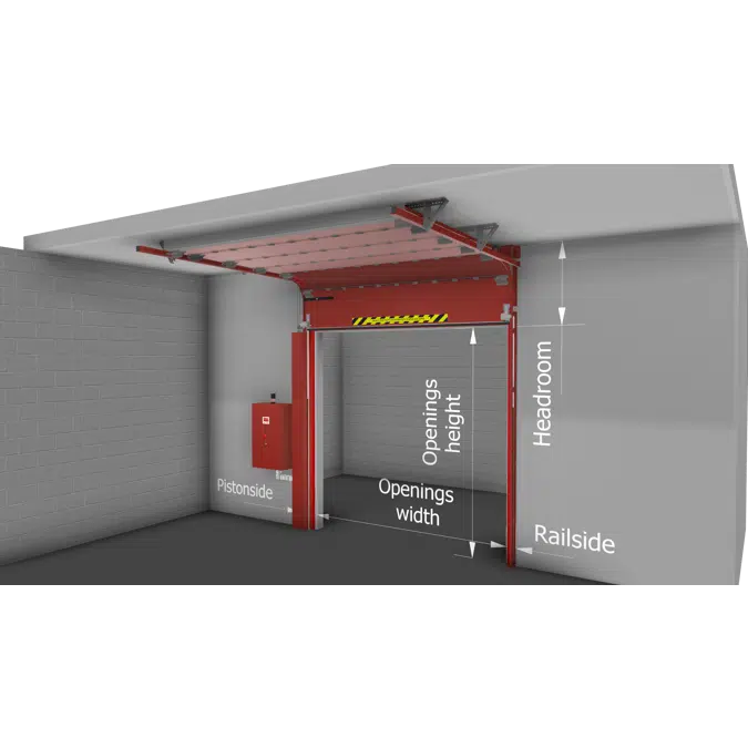 RC4 burglary-resistant sectional door