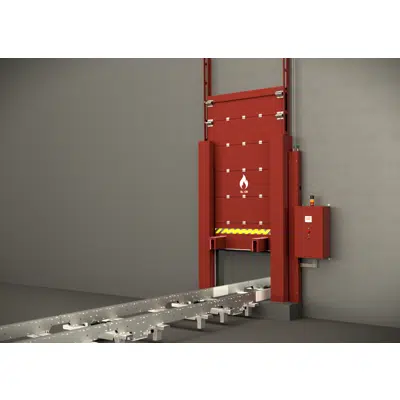 Image for EI1 120 fire-resistant sectional door for chain conveyors INTRALOCK CHAIN