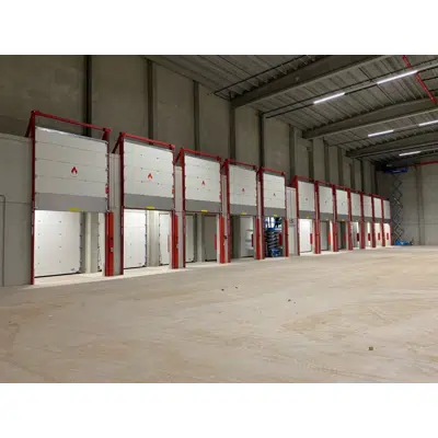 Image pour EI1 60 fire-resistant sectional door with liquid barrier
