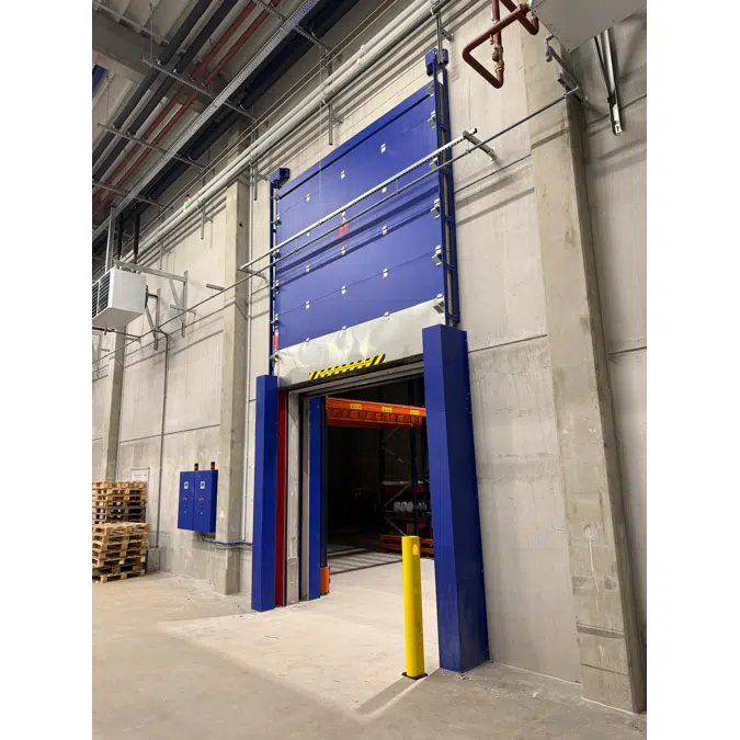 EI1 240 fire-resistant sectional door