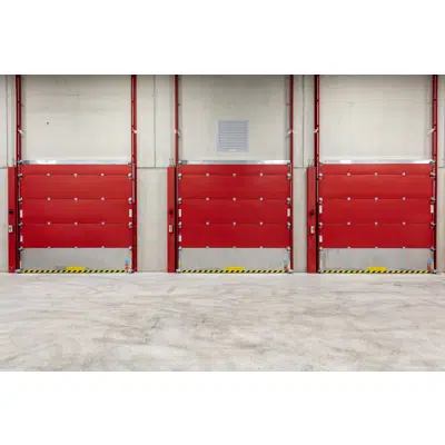 Image for EI1 120 fire-resistant and pressure-resistant sectional door PRESSURELOCK