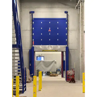 Image for EI1 120 fire-resistant sectional door with liquid barrier