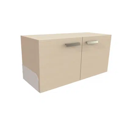 画像 Wooden cabinet for wallsystem