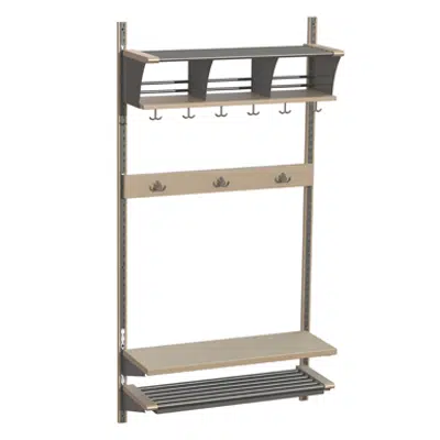 Image pour Cloakroom, Permanent wallsystem 500