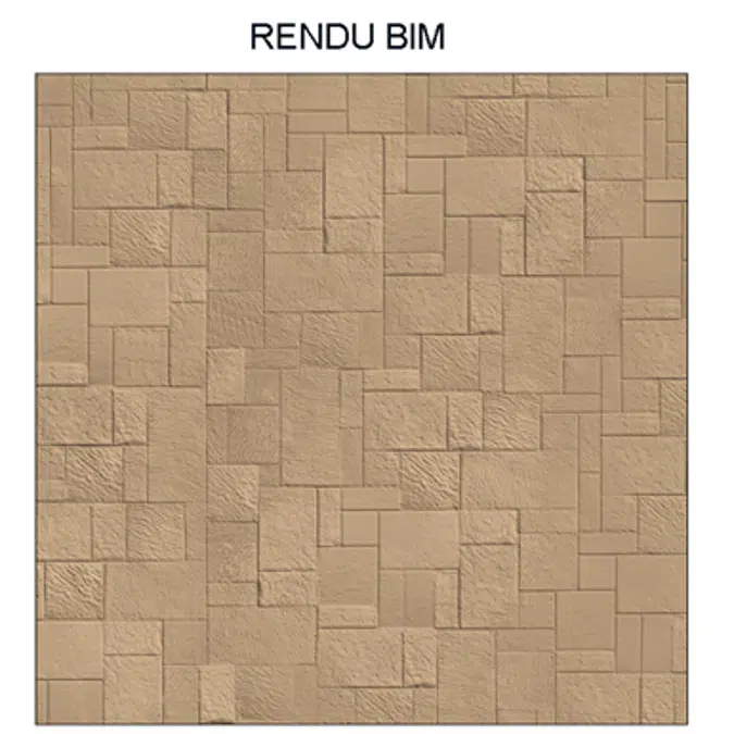 Béton imprimé / Stamped concrete - CHRYSO®DuraPrint - Versailles