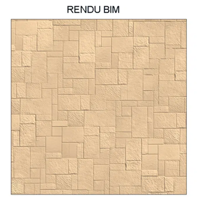 Béton imprimé / Stamped concrete - CHRYSO®DuraPrint - Versailles