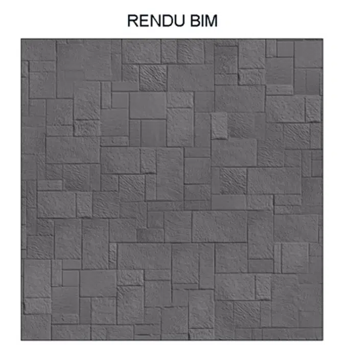 Béton imprimé / Stamped concrete - CHRYSO®DuraPrint - Versailles