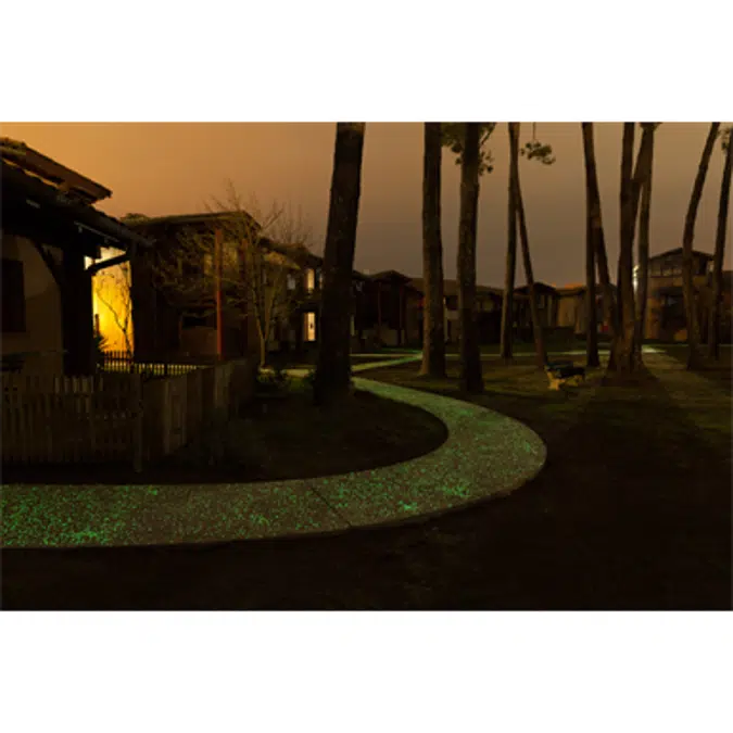 Béton luminescent - Luminescent concrete - LuminTech® - Jade