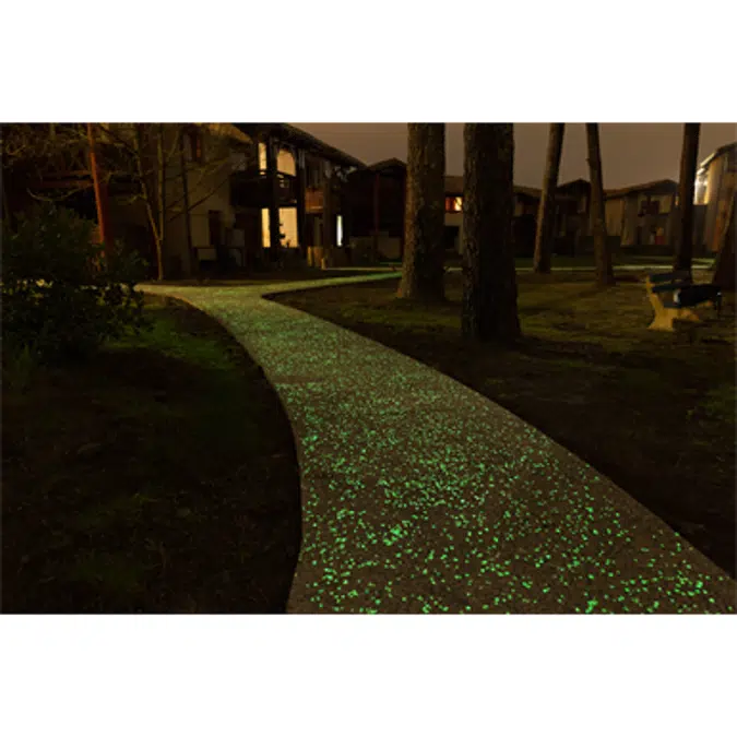 Béton luminescent - Luminescent concrete - LuminTech® - Jade