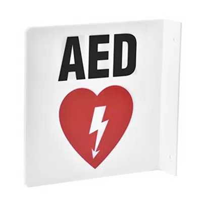 画像 AdirMed AED Sign Wall Mount