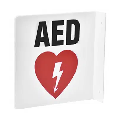 Image for AdirMed AED Sign Wall Mount