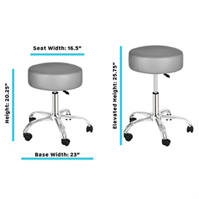 AdirMed Lux Height Adjustment Stool