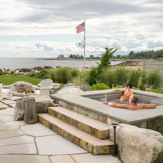 Precast Concrete Plunge Pool, (Hip to Be) Square Plunge (7′x7′)