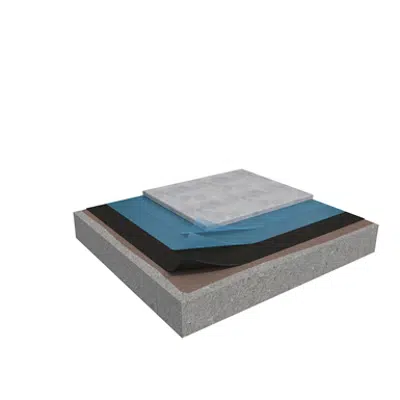 Obrázek pro Membrane 5 1-layer inverted roof system for concrete on concrete non-insulated