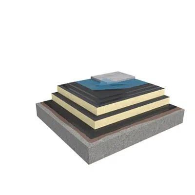 Imagem para Base KL 2-layer compact roof system for concrete on concrete insulated with PIR}