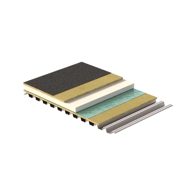BIM objects - Free download! Bitumen 1 Layer with EPS and Mineral Wool ...
