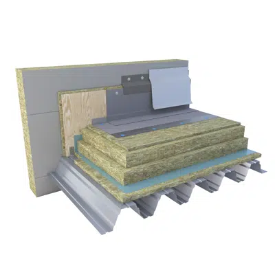 imagen para Mono PM 1-layer system, upstand against wall - movement joint