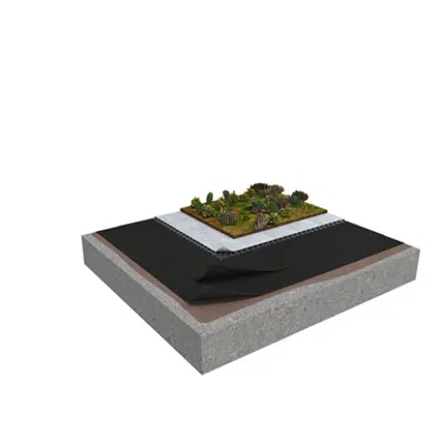 Image for Base SV 2-layer inverted roof system for extensive green roof on concrete non-insulated