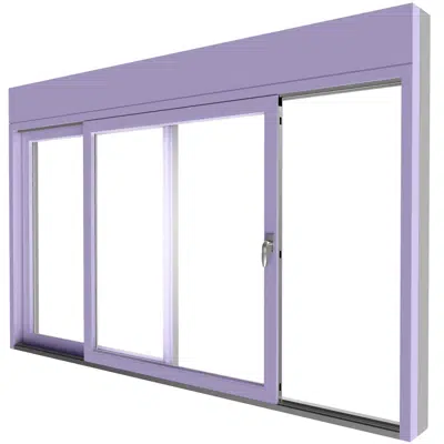 imagen para TRINAR® TEC ULTRA | 1397 Purple Coating Bold Architectural Finish for Sliding Windows