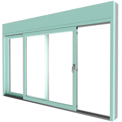 Image for TRINAR® TEC ULTRA | 3242c Green Architectural Finish for Sliding Window Frames