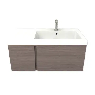 Image for MOGEN Co-Marble (MAE04) Wash Basin with Bathroom Furniture LGU25080S