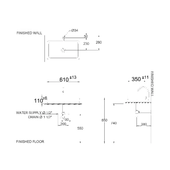 MOGEN Above Counter Wash Basin MA523