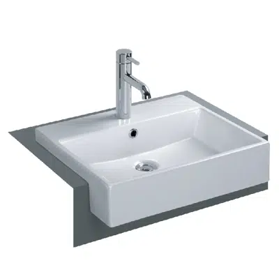 Image for MOGEN Semi-Recessed Wash Basin MA048