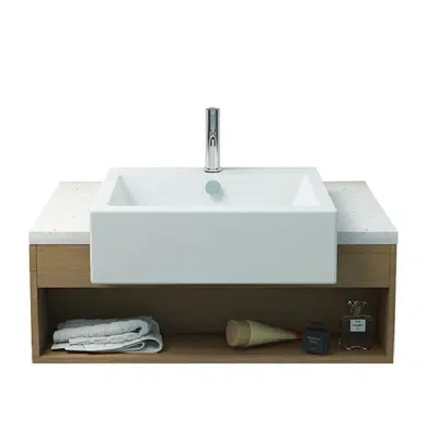 Image for MOGEN Wash Basin (MA154) with Bathroom Furniture LF15080F-N