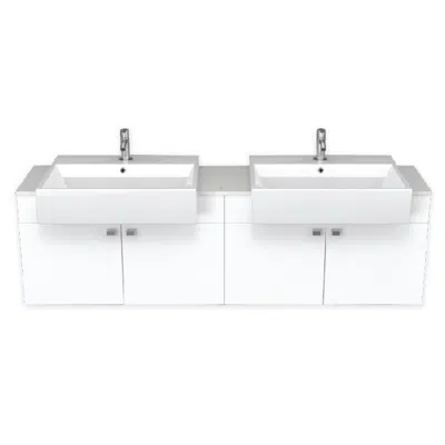Image for MOGEN Wash Basin (MA048) with Bathroom Furniture LFU48140Y(SP1)