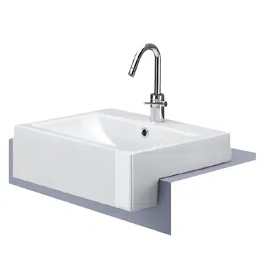 Image for MOGEN Semi-Recessed Wash Basin MA154