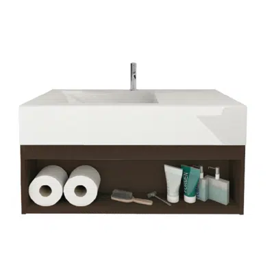 Image for MOGEN Arylic Wash Basin with Bathroom Furniture LA21070C