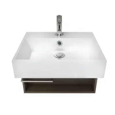 Image for MOGEN Semi-Recessed (MA048) Wash Basin with Rivulet Furniture LFU4052GL