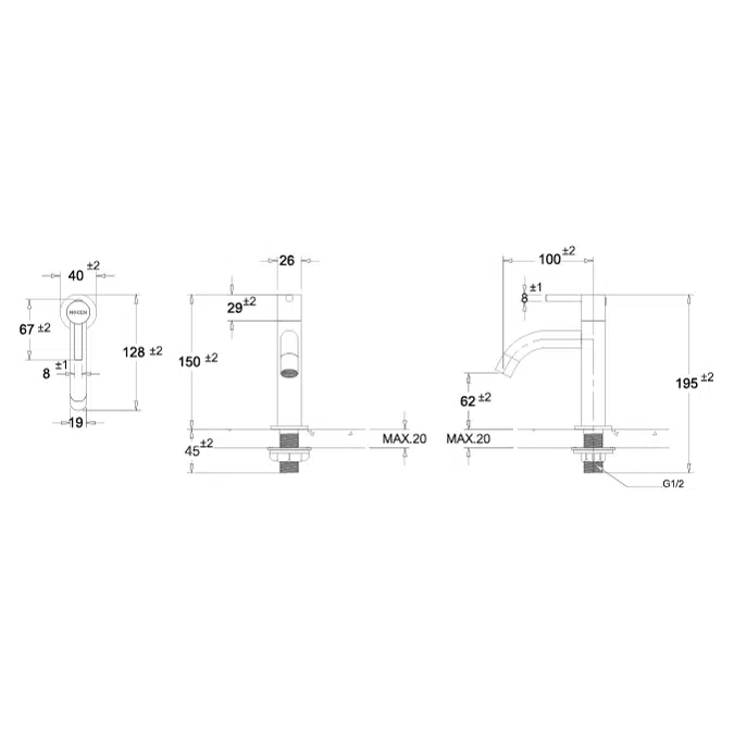 MOGEN Single Lever Basin Faucet SP208