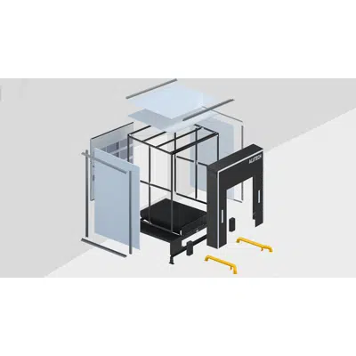 Imagem para Telescopic lip loading platform}