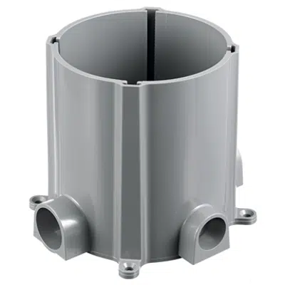Immagine per Round PVC Floor Box, Single or Multi-Service, Concrete