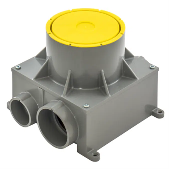 Non-Metallic 4-inch Recessed Floor Box for use in Concrete