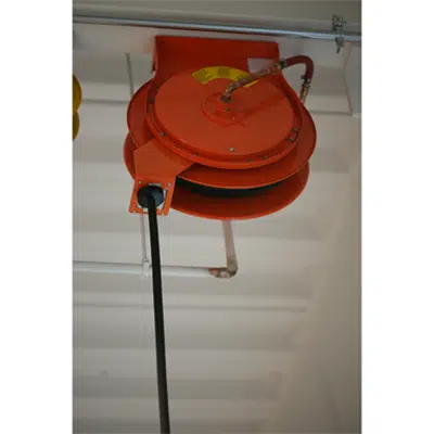 изображение для Hose Reels, Low Pressure, .250" Diameter, 35' Length, Orange - HBLHR2535