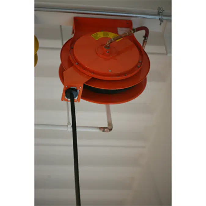 Hose Reels, Low Pressure, .250" Diameter, 35' Length, Orange - HBLHR2535