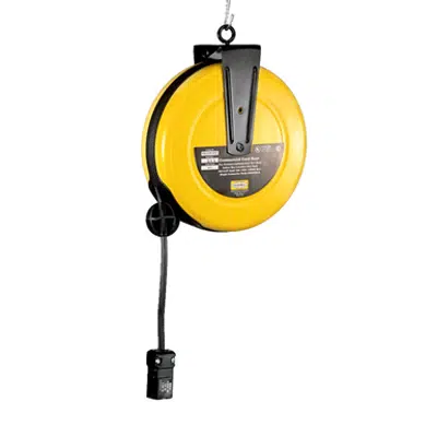 Image for Cord and Cable Reels, Commercial Cord Reel, 25' With HBL5969VBLK Connector Body, Yellow - HBLC25163C