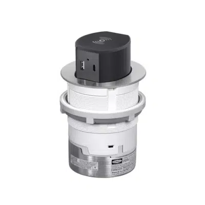 Image for 15A Tri-Power Counter Receptacle, Surface Mount, Aluminum
