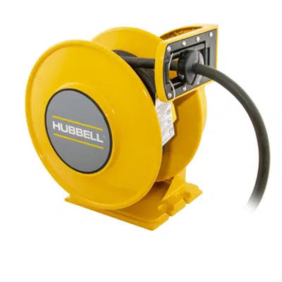 afbeelding voor Cord and Cable Reels, Yellow Weatherproof Reel, UL Type 4, 35' 10/4 - HBLW35104