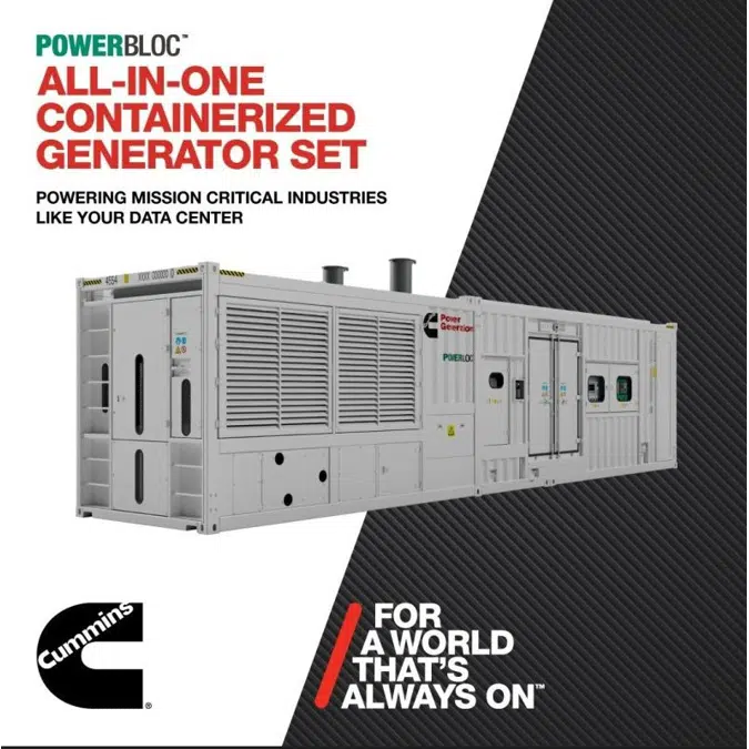 Diesel Generator, China, PowerBloc QSK60, 2000-2750 kVA, 50Hz