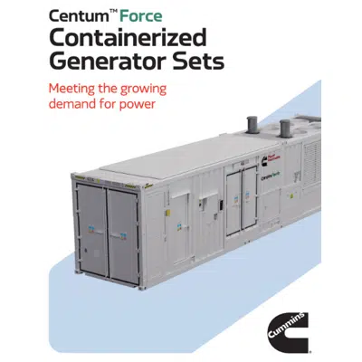obraz dla Diesel Generator, China, Centum™ Force QSK60, 2000-2750 kVA, 50Hz