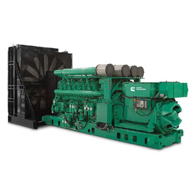 Diesel Generator, QSK95 Series Heavy-Duty Engine, 2200 kW - 3500 kW, 2750 kVA - 4375 kVA
