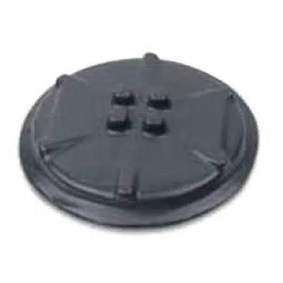 изображение для Hazardous Location Surface Covers for External Hubs with 3.69" or 5.91" Cover Openings, Coated in Blue, Gray or White PVC