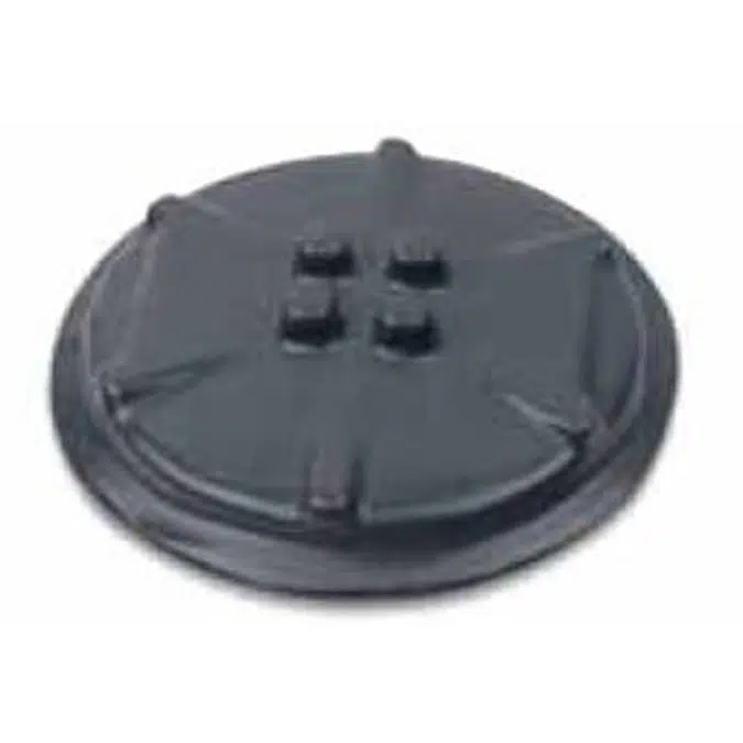 Hazardous Location Surface Covers for External Hubs with 3.69" or 5.91" Cover Openings, Coated in Blue, Gray or White PVC