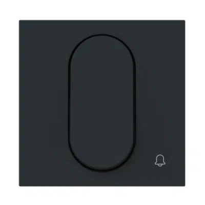 Imagem para Push button insert 1gang NO Alter-Vega-Negro-Mat}