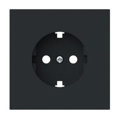 imazhi i SCHUKO Socket outlet Vega-Negro-Mate